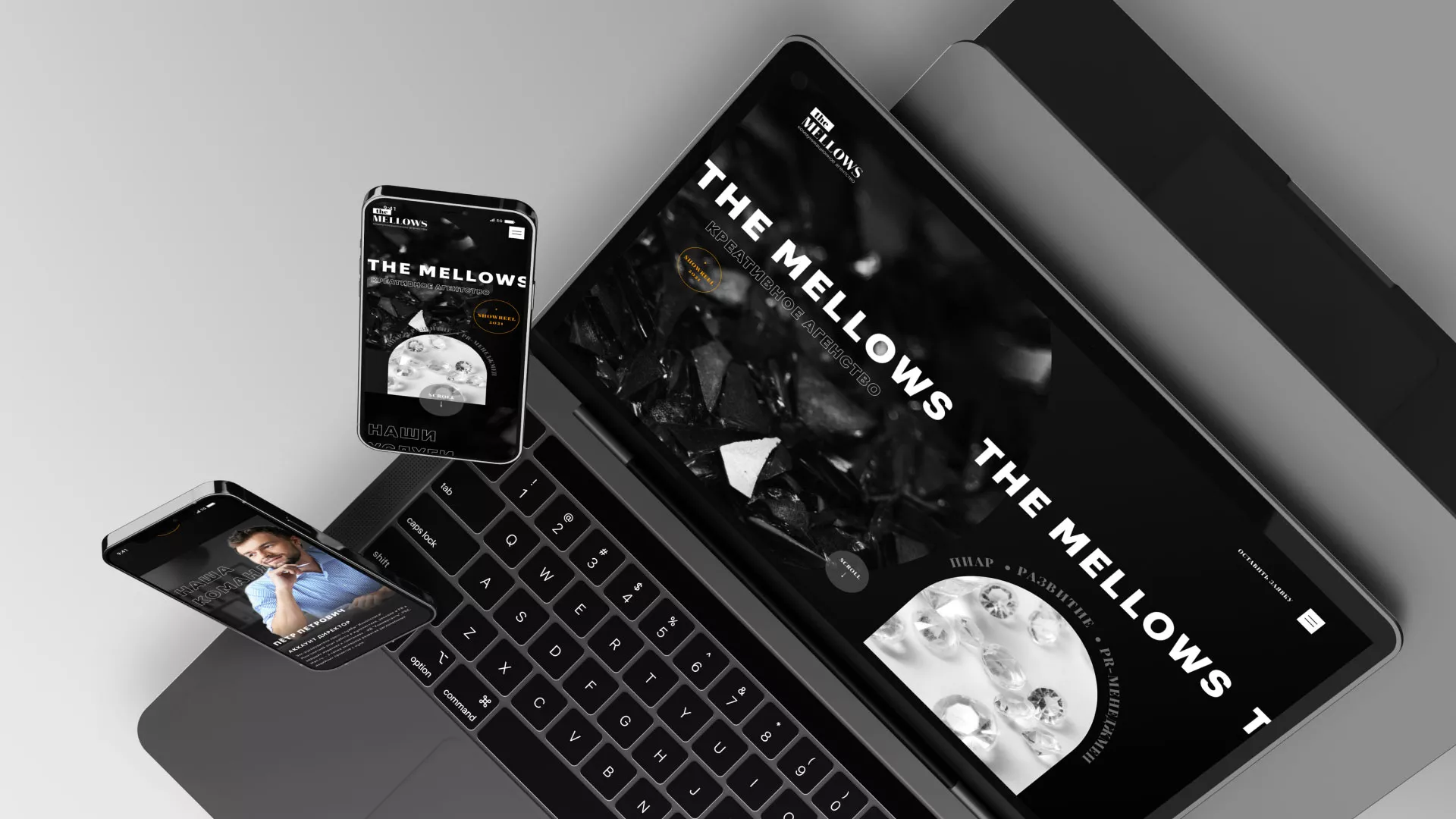 Разработка сайта креативного агентства «The Mellows» в Новом Уренгое