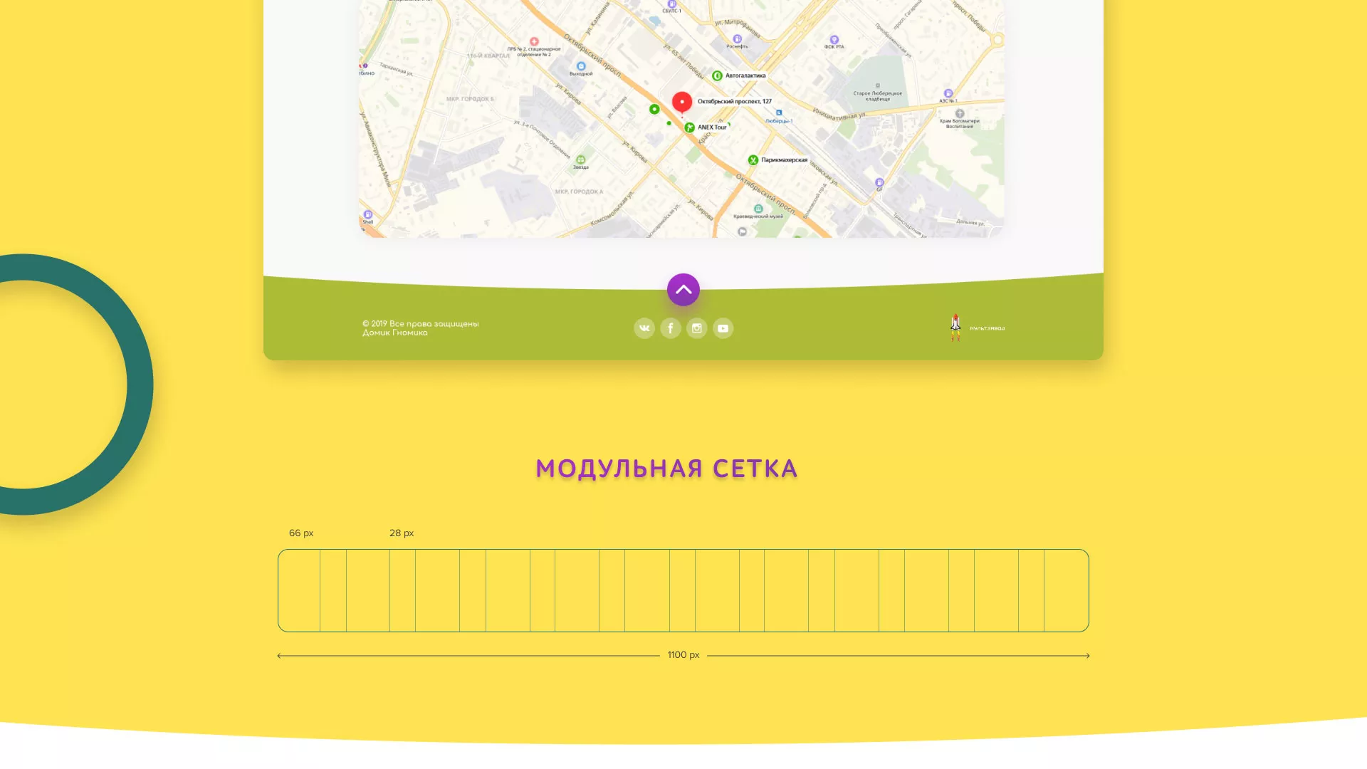 Разработка сайта детского активити-клуба «Домик гномика» в Новом Уренгое